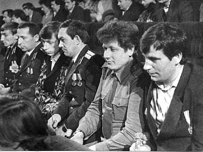 Під час телевізійного марафону "Дзвони Чорнобиля".
